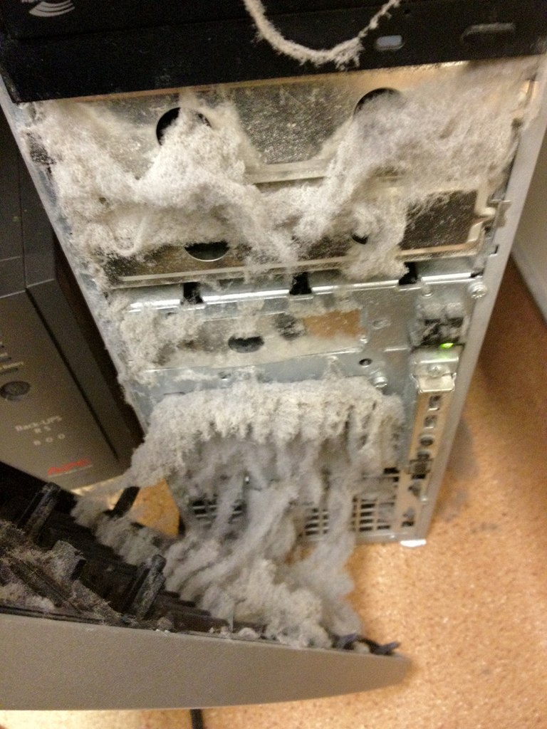 пыль в компьютере